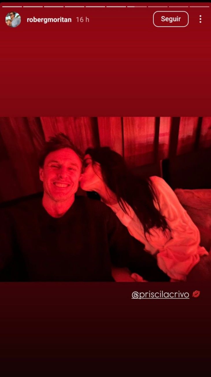 Roberto García Moritán junto a Priscila Crivocapich