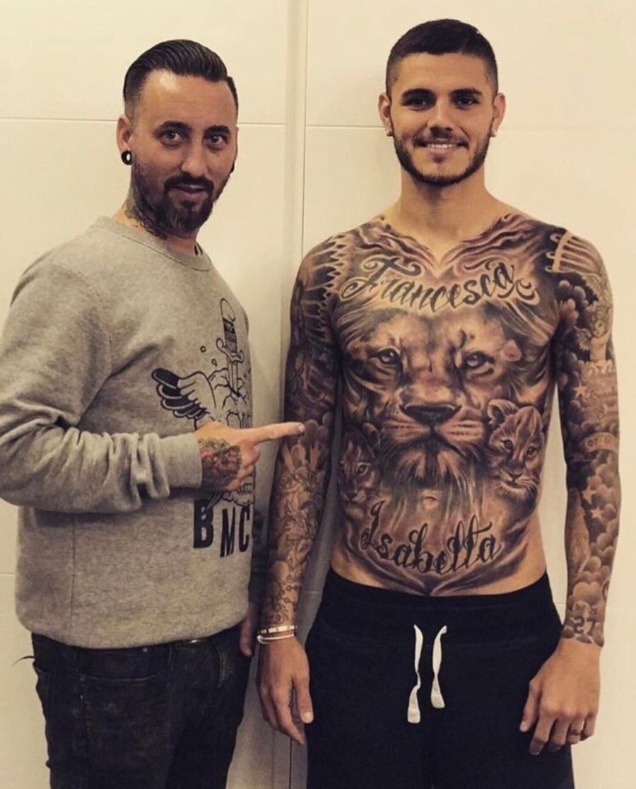 Tatuajes de Wanda Nara por Icardi