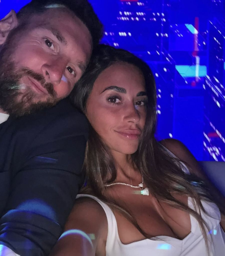 Antonela Roccuzzo y Lionel Messi