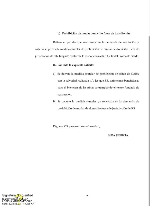 Medida cautelar de Mauro Icardi contra Wanda Nara