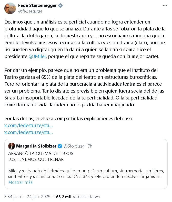 Tuit Federico Sturzenegger