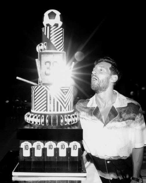 El cumpleaños de Lionel Messi