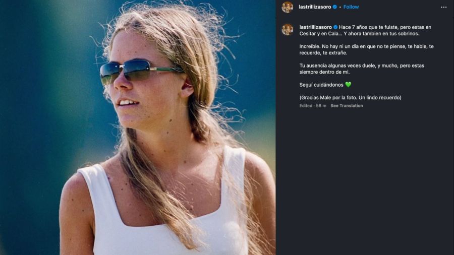 El doloroso posteo de María Eugenia a su hija Geñi