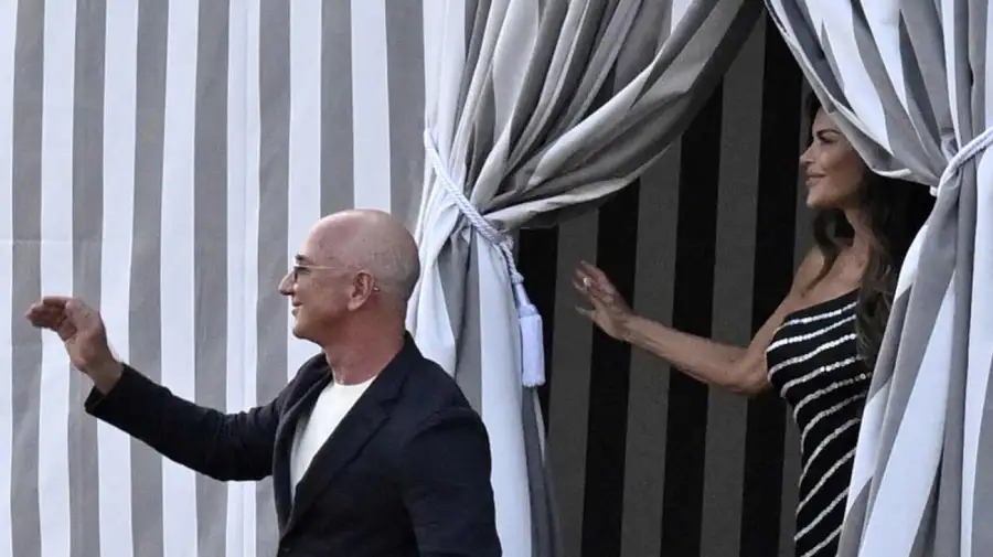 Jeff Bezos y Lauren Sánchez Boda 20250625