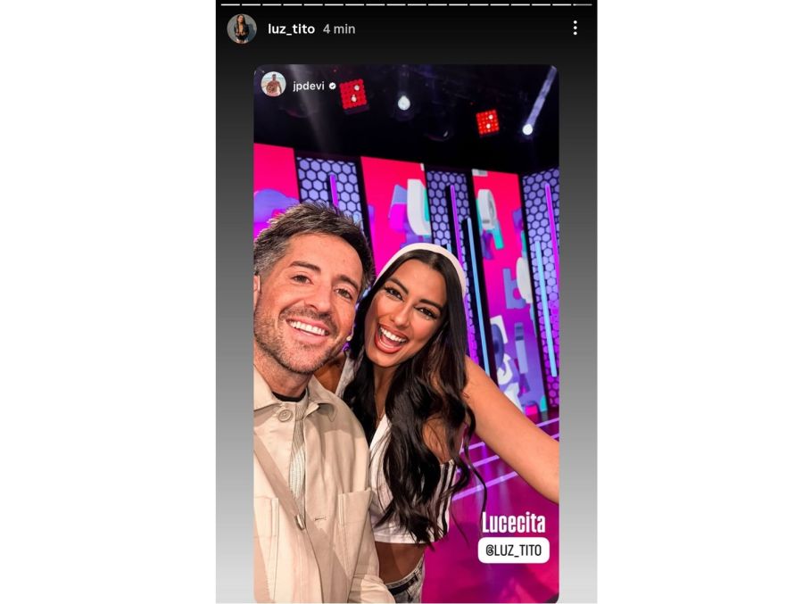 Luz y Devi grabando el especial de Pasapalabra