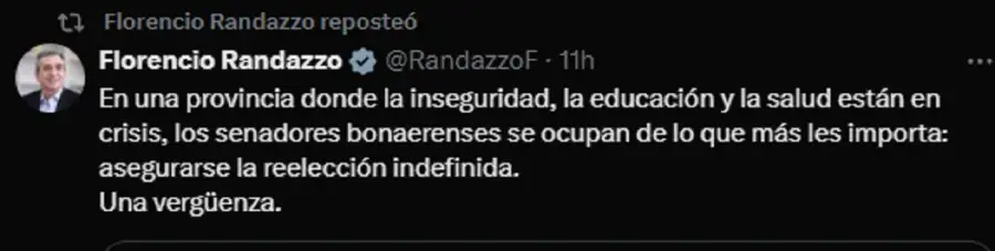 Reelección indefinida legisladores bonaerenses