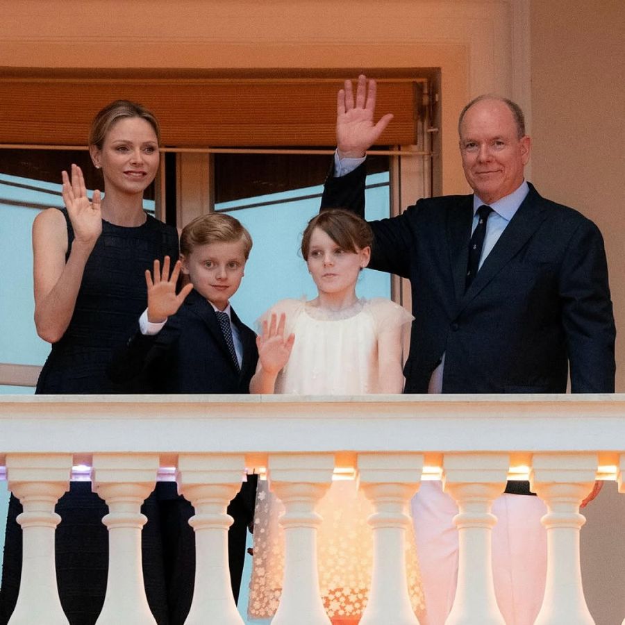 Charlene de Mónaco, Alberto de Mónaco, Jacques de Mónaco, Gabriella de Mónaco