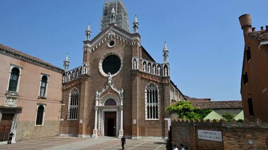 iglesia Madonna dell'Orto antes de la boda de Jeff Bezos el 25 de junio de 2025.