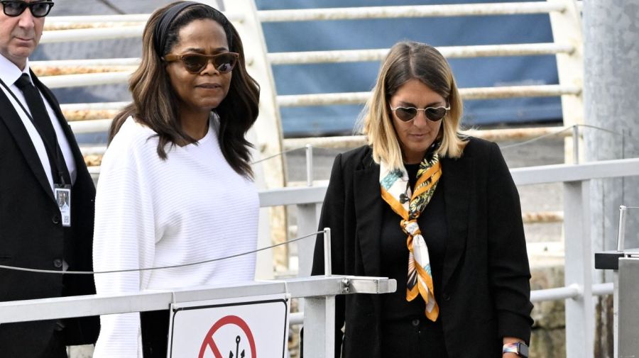 Oprah Winfrey para la boda de Jeff Bezos y Lauren Sanchez