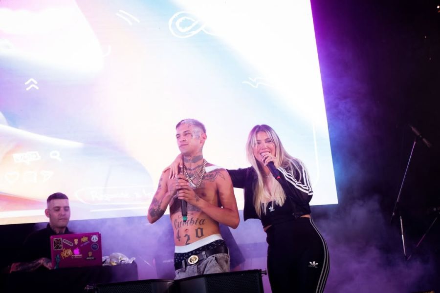 Wanda Nara y L-Gante