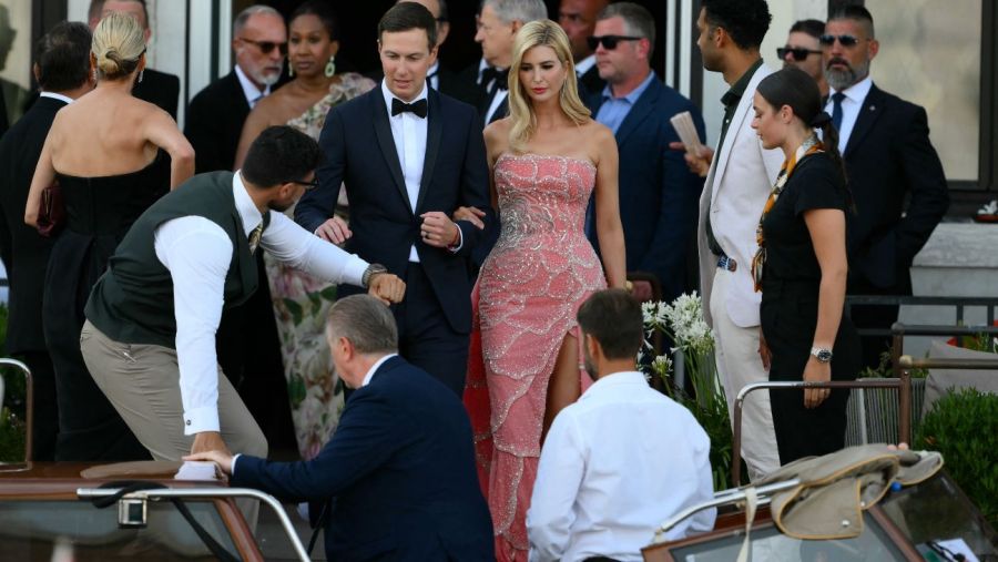 El empresario estadounidense Jared Kushner y su esposa Ivanka Trump