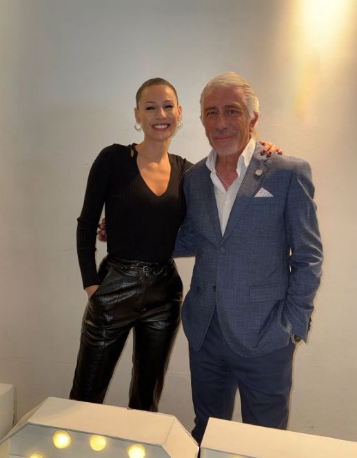 Pampita en el evento de Disfam Argentina