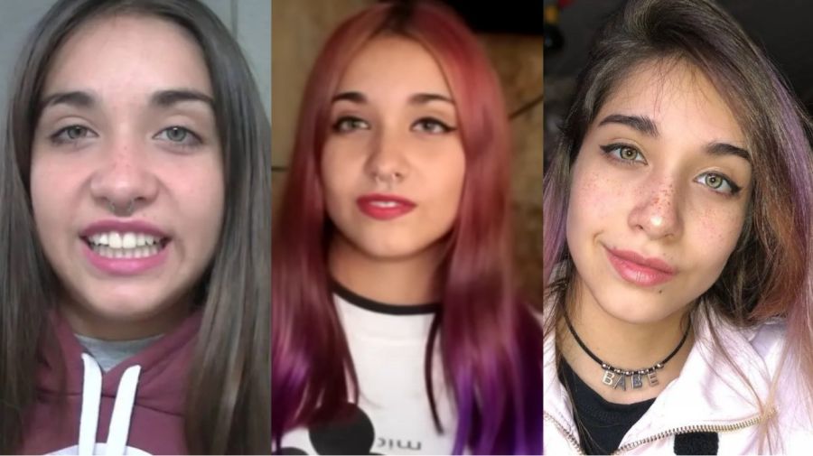 El look de María Becerra hace 9 años