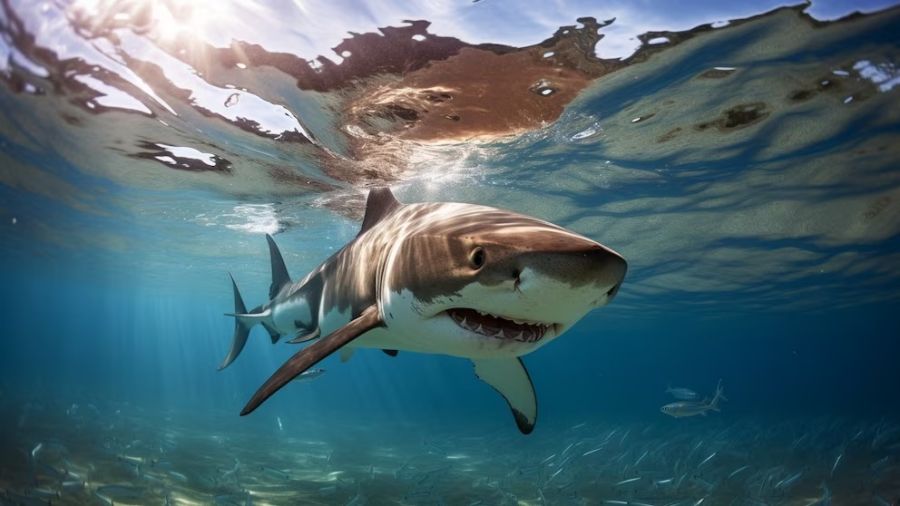 Joven de 20 años fue mordida por un tiburón.