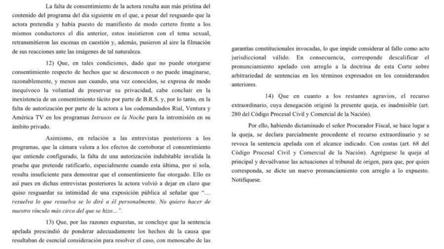 Fallo en el caso Beatriz Salomón