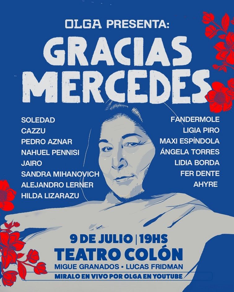 Flyer Mercedes Sosa Olga