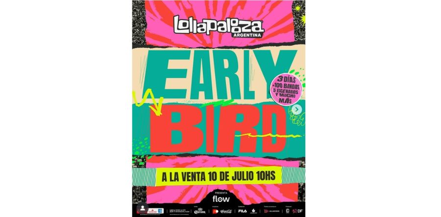 Venta de entradas para el Lollapalooza Argentina 2026