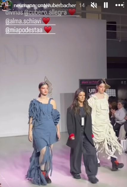 Allegra Cubero y Nicole Neumann