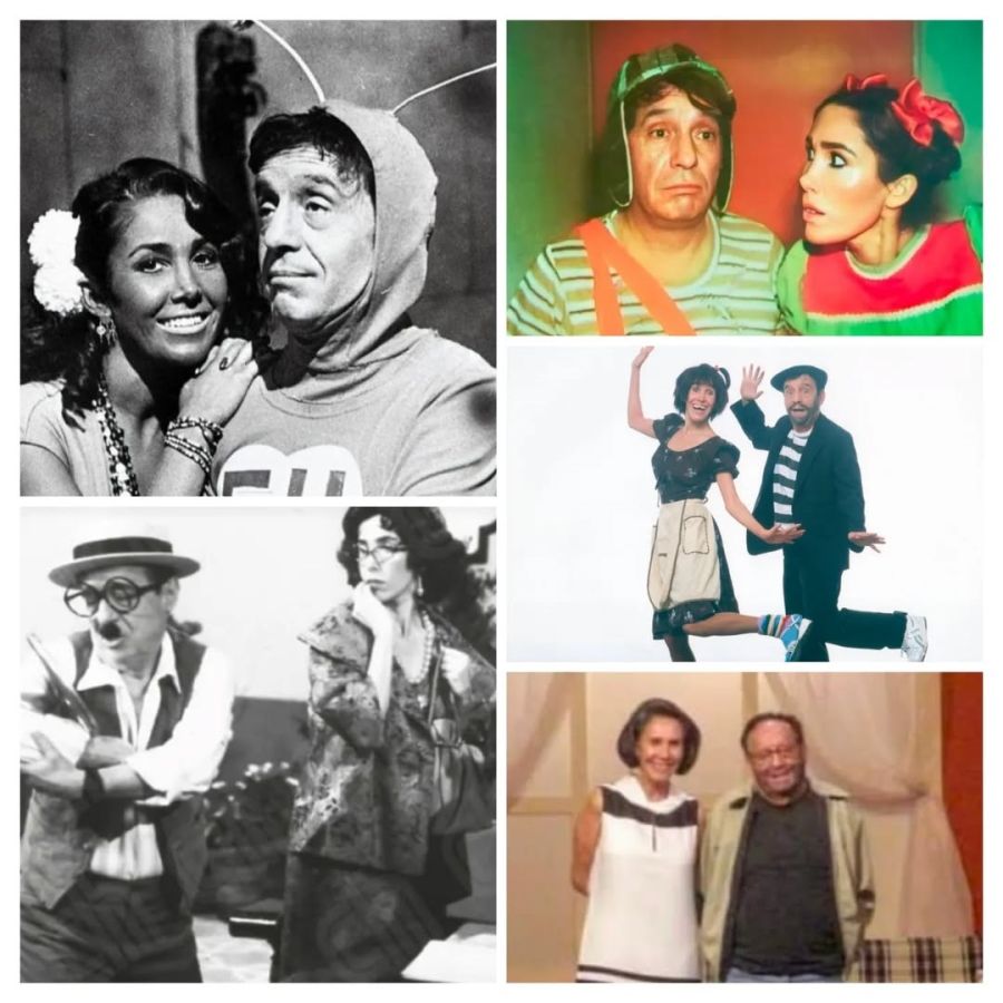 Florinda Meza y Roberto Gómez Bolaños