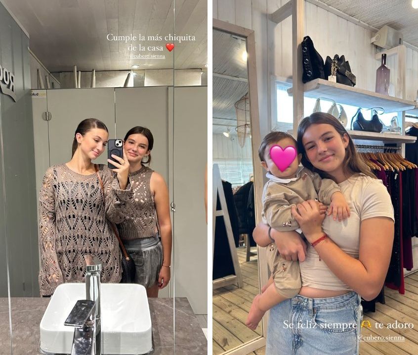 Indiana Cubero, Allegra Cubero, Sienna Cubero