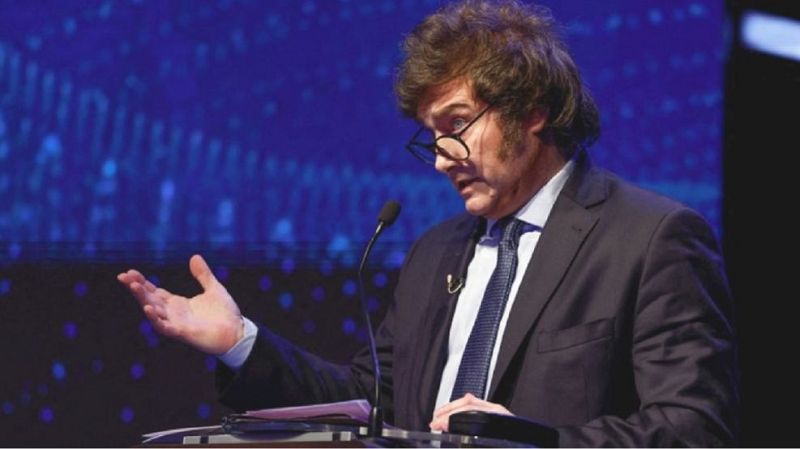 Javier Milei llega a Resistencia