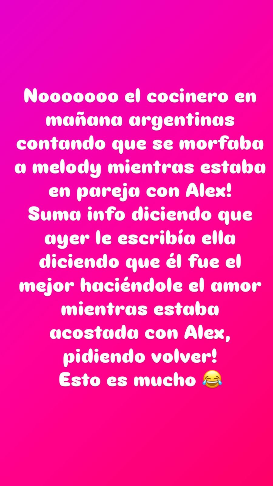 Posteos de Morena Rial sobre los Caniggia