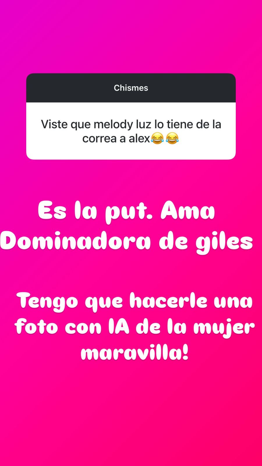 Posteos de Morena Rial sobre los Caniggia