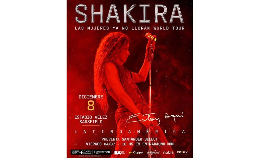 Shakira volverá a Argentina