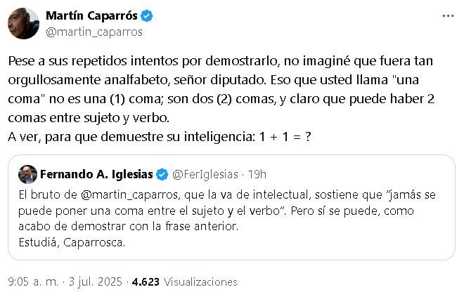 Tuits Martín Caparrós
