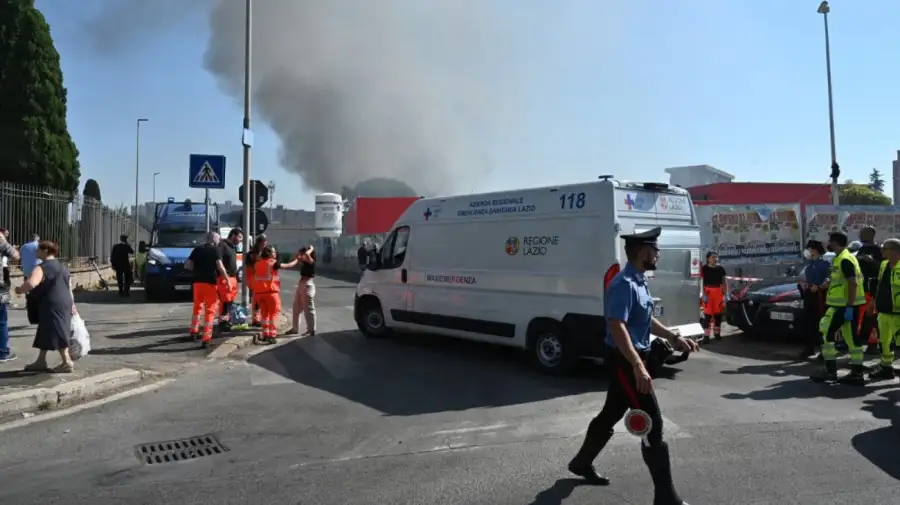 Explosión en Roma