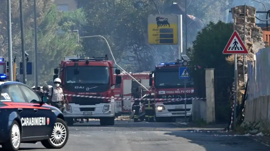 Explosión en Roma