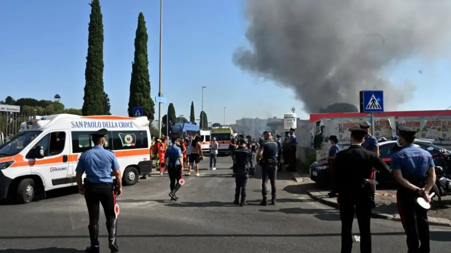 Explosión en Roma