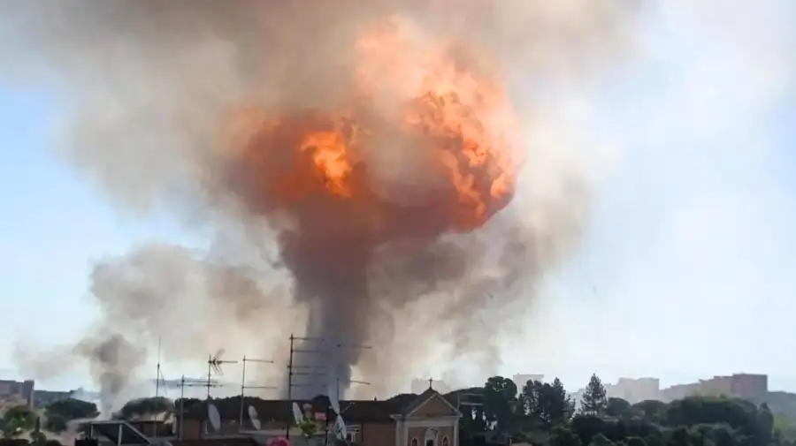 Explosión en Roma