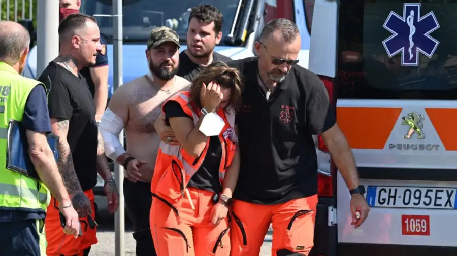 Explosión en Roma
