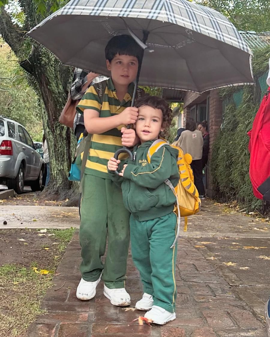 Juana Repetto y sus hijos