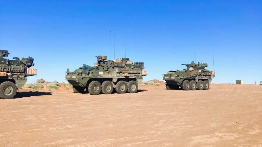Vehículos blindados Stryker 8x8 que adquirió el Ejército Argentino 20250704