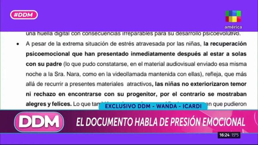Comunicado del Ministerio Público Tutelar sobre Wanda Nara y Mauro Icardi 2