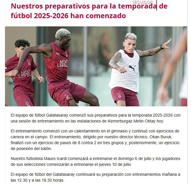 El comunicado de Galatasaray sobre Mauro Icardi