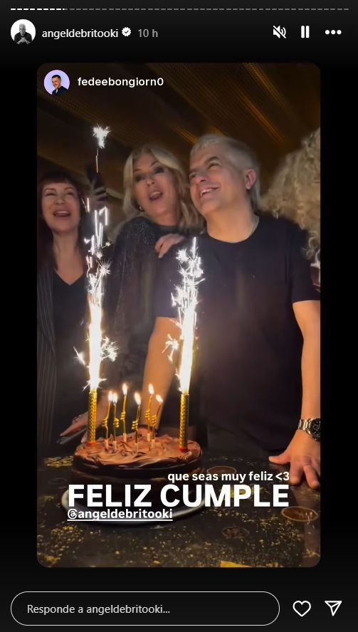 El cumpleaños de Ángel de Brito