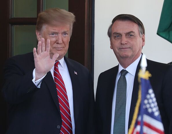 President Trump Holds Joint Press Conference With Brazilian President Bolsonaro