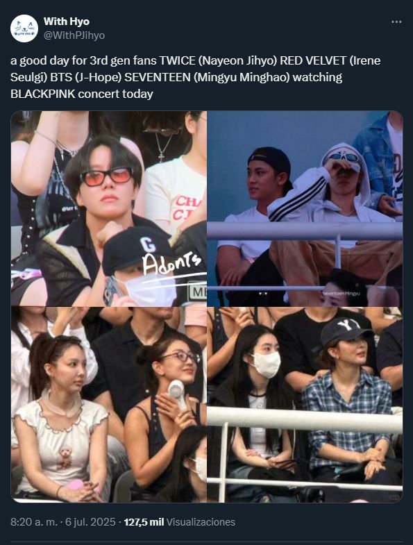 Idols en el concierto DEADLINE de BLACKPINK