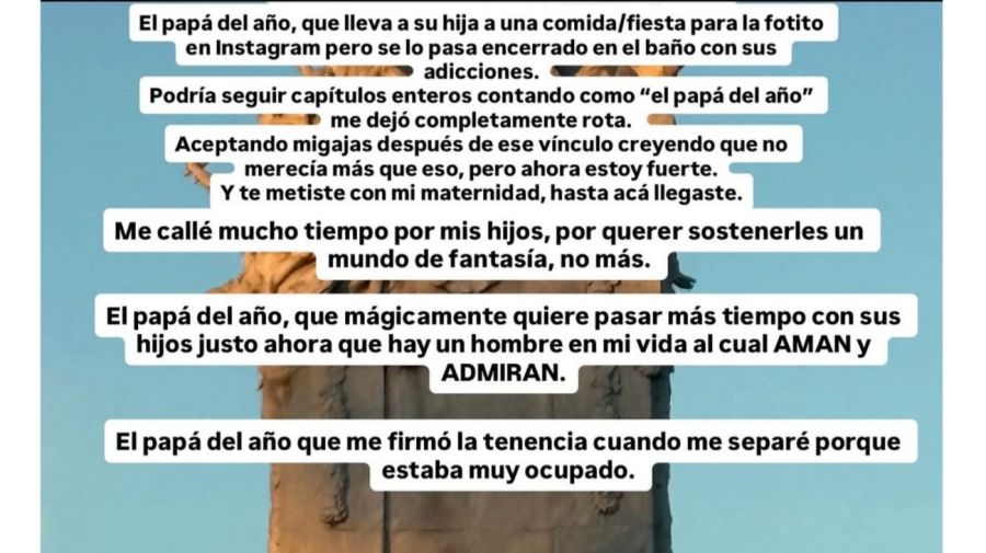 La China Suárez contra Benjamín Vicuña