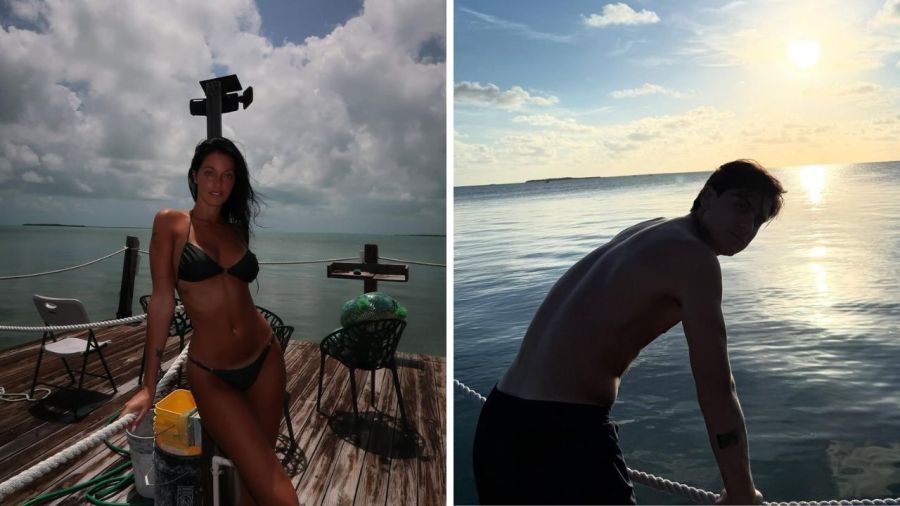 Las vacaciones de Oriana Sabatini, Paulo Dybala, Leandro Paredes y Camila Galante