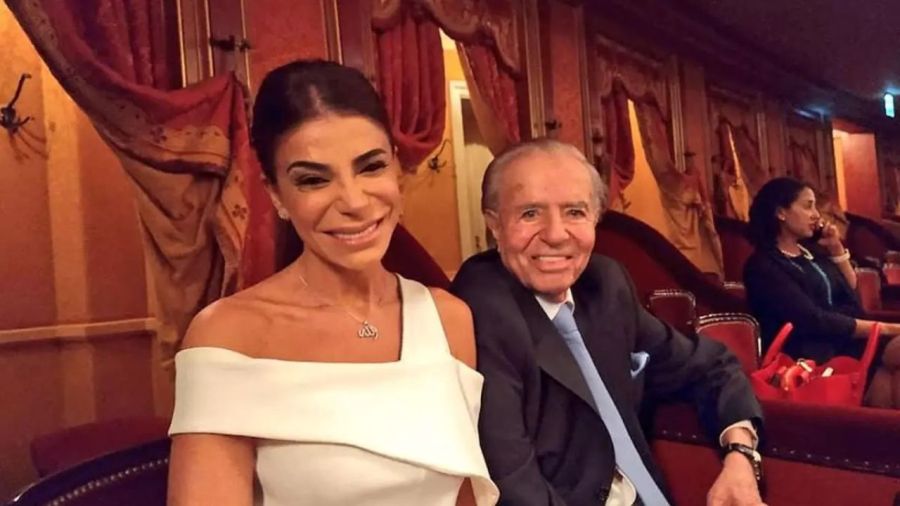 Zulemita y Carlos Menem