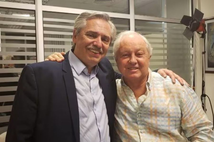 Alberto Fernández y Héctor Martínez Sosa