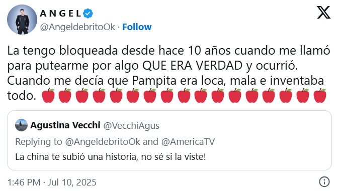 Ángel de Brito y la China Suárez