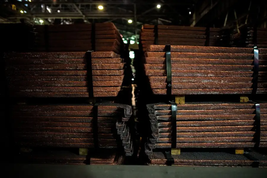 The Codelco El Teniente Mine And Processing Facility As Copper Wavers
