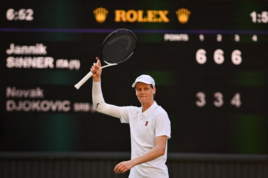 Jannick Sinner venció a Djokovic