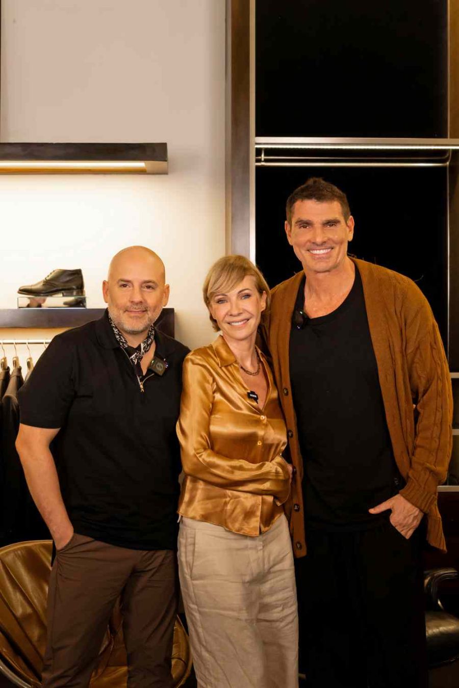 Nicolás Cuño, Inés Estevez y José María Muscari