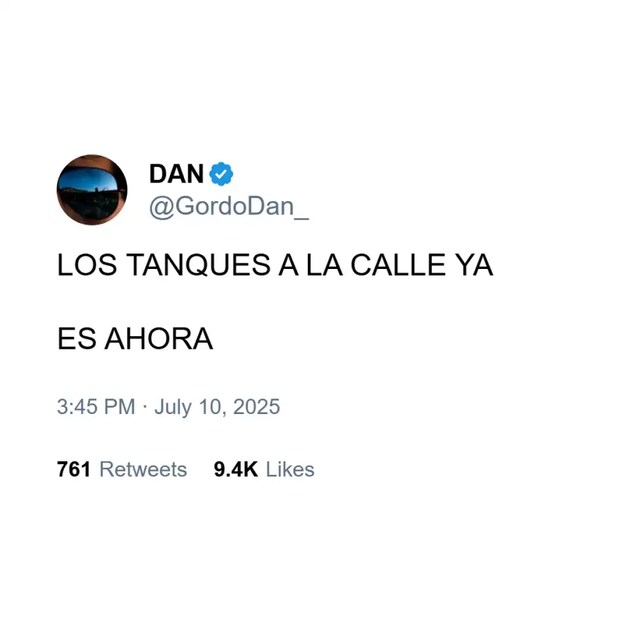 Posteo de El gordo Dan